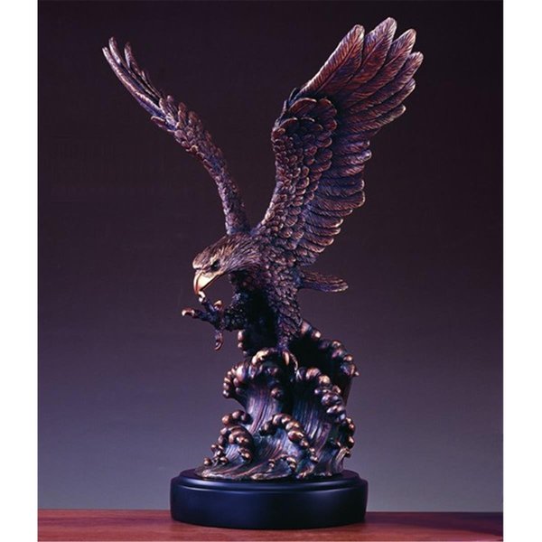 Marian Imports Marian Imports F51111 Eagle Bronze Plated Resin Sculpture 51111